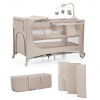 KINDERKRAFT Postieľka cestovná Joy 2 s doplnkami Variant: KINDERKRAFT Postieľka cestovná Joy 2 s doplnkami Beige
