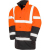 RESULT R 452X / Unisex reflexná parka - fluorescent orange/black S