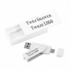 USB kľúč MemoRabbit TWISTER 32GB, USB 2.0 USB-C 32 GB USB 2.0, USB-C 3.2 biely