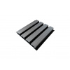 Fasádny lamelový obklad DUO Co-extrusion 221 x 26 mm Farebné prevedenie: Oceľovo sivá, Dĺžka: 3 m