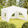 zahrada-XL Skladací párty stan s bočnicami biely 3x3 m 93524