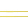 Schützinger bezpečnostné meracie káble [zástrčka 4 mm - zástrčka 4 mm] 100.00 cm žltá 1 ks; HSPL 8568 / AWG16 / 100 / GE