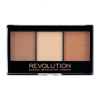 Makeup Revolution Ultra Sculpt & Contour Kit paletka na tvář Ultra Light/Medium C04 11 g