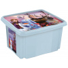 OKT Plastový box Frozen, 30 l, svetlo modrý s vekom, 45 x 35 x 27 cm