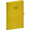 NOTIQUE Týždenný diár Rivoli 2026, žltozelený, 15 x 21 cm