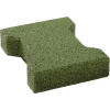 Gumová zámková dlažba Terrasoft (tvar I) 180 ks 20 × 16 × 4,3 cm – 5 m² – zelená