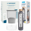 Filtračná kanvica Wessper D2 Borosilicate 3 l strieborná/sivá