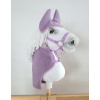 Súprava pre Hobby Horse A4: deka + chrániče uší - fialová Super Hobby Horse