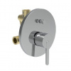 Laufen Lua - Batéria pod omietku, na 2 spotrebiče, s telesom, chróm H3210860048001