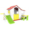 mamido Záhradný domček so šmykľavkou a stolčekom 4v1