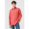 Wrangler Pánska košeľa Wrangler® LONG SLEEVE ONE POCKET SHIRT IN BURNT SIENNA 112352185 Farba: tehlová, Veľkosť: M