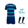 Futbalová sada Givova Rugby pre celé mužstvo, od 12 ks, tmavo modrá / svetlo modrá počet ks v sade: 25 hráčskych setov