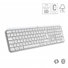 Logitech MX Keys S klávesnica RF Wireless + Bluetooth QWERTY US International Hliník, Biela (920-011588)