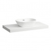 Laufen Lani - Doska pod umývadlo, 99 cm, stredový výrez, matná biela H4046611122601