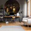 WallArt WallArt Kruhová tapeta The Night Watch 190 cm