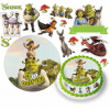 DIGITÁLNA TLAČ Opłatek na tort SHREK FIONA OSLÍK POSTAVY + TEXT ZADARMO 7