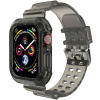 AppleKing odolné puzdro s transparentným remienkom pre Apple Watch 41mm / 40mm / 38mm - sivé - možnosť vrátiť tovar ZADARMO do 30tich dní