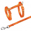 Postroj s vodítkom na mačku pošitý stužkou 22-36cm/10mm 1,2m