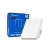 Inteligentný nástenný vypínač SONOFF SwitchMan M5 Wi-Fi / Matter, 3-tlačitkový, modulárna verzia, biely (M5-3C-80W)