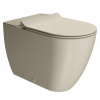 GSI PURA mísa kombi spodný/zadný odpad, Swirlflush, 36x63cm, creta dual-mat, 880608