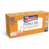 Spontex Jednorazové vinylové rukavice Protect 100 - M, 100 ks