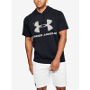 Under Armour Pánska mikina RIVAL FLEECE LOGO SS HOODIE Čierna MD