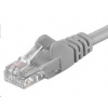 PremiumCord sp6utp10 patch UTP, RJ45-RJ45, CAT6, 10m, šedý