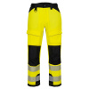 PORTWEST HI-VIS PW3 HARNESS T142 / Pánske reflexné nohavice do postroja - žltá/čierna UK 41/EU 56