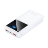 Powerbank, Vention, FHLW0, 20000mAh, Micro-USB, USB-C, 2xUSB-A, 22.5W (white) 42443