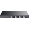 TP-Link ES228GMP, Omada 28-Port Gigabit Easy Managed Switch, 2x GLAN, 24x GLAN PoE+, 2x SFP, 384W PoE budget, 1U