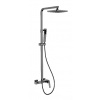 BESCO Nástenný sprchový/vaňový set ASPIRA grafitová BABPANGR
