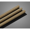 Stegu Linea Slim 3 Drevený lamelový panel 265x14,4x3 cm podklad Čierny lamela Dub A1-ST-WC-LINS3-OB-1