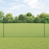 vidaXL plotové stĺpy 11 ks U-kanál zelené 160 cm oceľ, vidaXL šesťuholníkový plot zelený 1.6x50 m oceľ 3336769