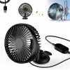 USB automobilový ventilátor 5V, prenosný, tichý