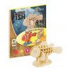 NiXiM Drevené 3D puzzle - Ryba