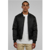 Základná bomberová bunda čierna čierna | šedá S Urban Classics 4053838054154