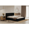 Posteľ ASTI 160x200 čierna s úložným priestorom