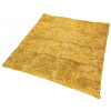 Podsedák na stoličky Chenille Cross 40x40 cm, žltý