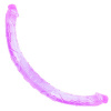 Oboustranné dildo Jelly Double Dildo fialové