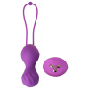Elegantné vibračné guličky z lekárskeho silikónu ALBA Purple