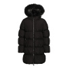 Detský kabát hi-therm NAX MONO čierna|140-146