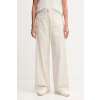 Bavlnené nohavice Calvin Klein Jeans LV044D612G béžová XL