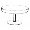 Sklenený Podnos na Stopke 42cm