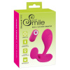 Sweet Smile RC C & G-Spot - nabíjací vibrátor na G-bod (ružový)