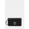 Pinko listová kabelka dámska kožená 106023.A39U čierna ONE SIZE