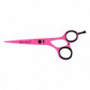 Nožnice GLAMTECH One Neon Pink 5,5 Slice (Kadernícke nožnice hladké ostrie, kĺzavý strih)