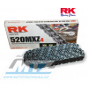 RK Chains Reťaz RK 520 MXZ4 (120čl) - netesnená/ bezkrúžková (čierna)