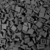 LEGO® 1x1 dlaždice tmavosivé - 3070b NOVINKA! Množstvo 100x
