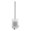 Nimco KIBO wc kefa, nádobka matované sklo, chróm, Ki 14094CN-26 Ki 14094CN-26