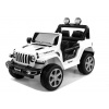 Mamido Mamido Elektrické autíčko SPEED 4x4 biele | 180W | EVA | LED | 2,4 Ghz | ECO koža | 12V7Ah